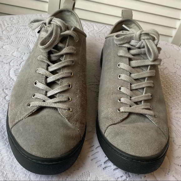 Grey Suede Shoes 